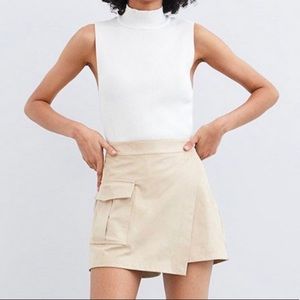Zara “suede” skort